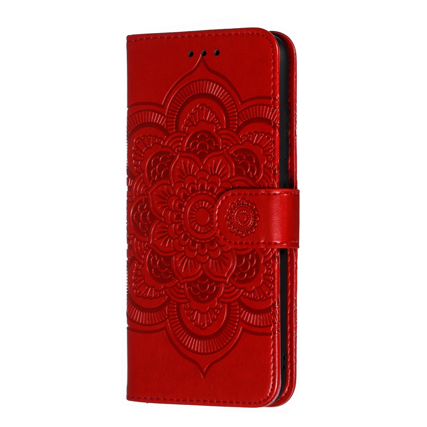 For Xiaomi Redmi Note 7S / Note 7/Note 7 Pro (India) Imprint Mandala Flower Leather Wallet Cover Phone Case