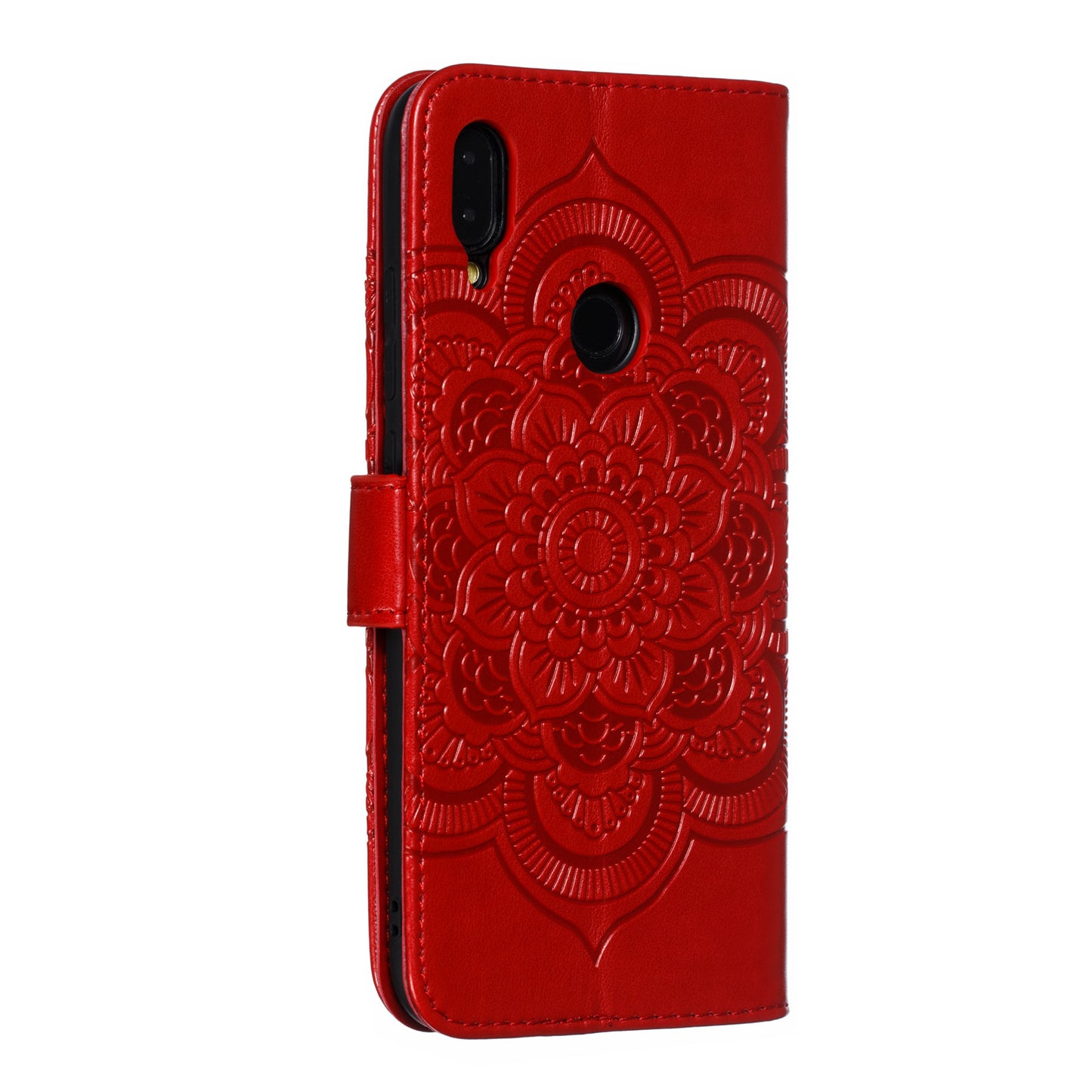 For Xiaomi Redmi Note 7S / Note 7/Note 7 Pro (India) Imprint Mandala Flower Leather Wallet Cover Phone Case