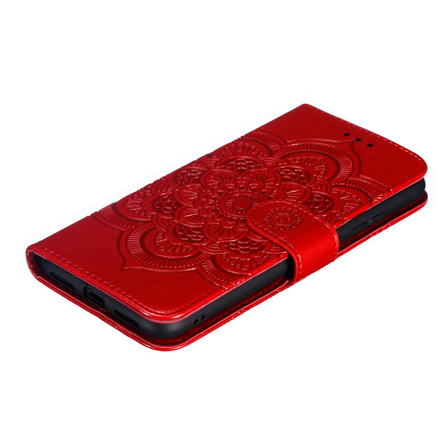 For Xiaomi Redmi Note 7S / Note 7/Note 7 Pro (India) Imprint Mandala Flower Leather Wallet Cover Phone Case