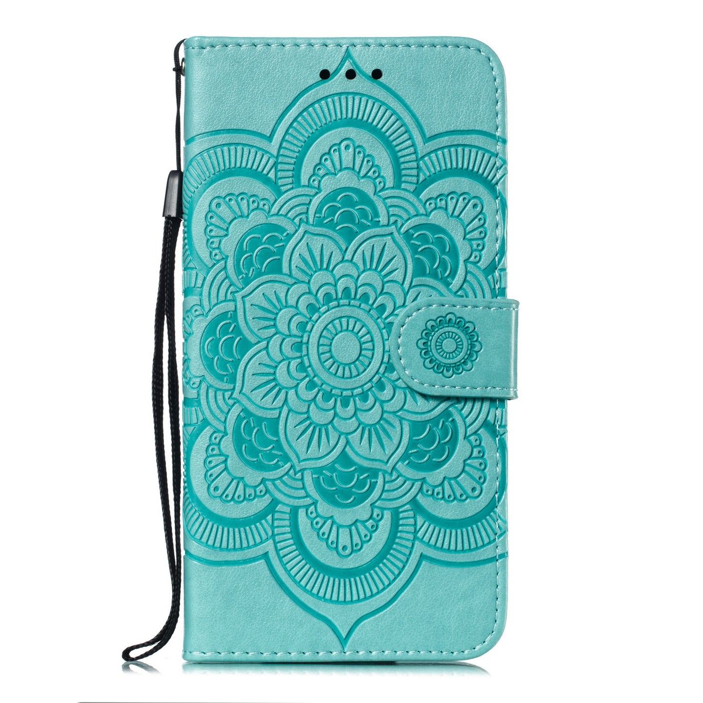 For Xiaomi Redmi Note 7S / Note 7/Note 7 Pro (India) Imprint Mandala Flower Leather Wallet Cover Phone Case
