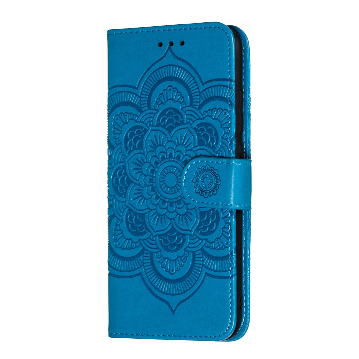 For Xiaomi Redmi Note 7S / Note 7/Note 7 Pro (India) Imprint Mandala Flower Leather Wallet Cover Phone Case