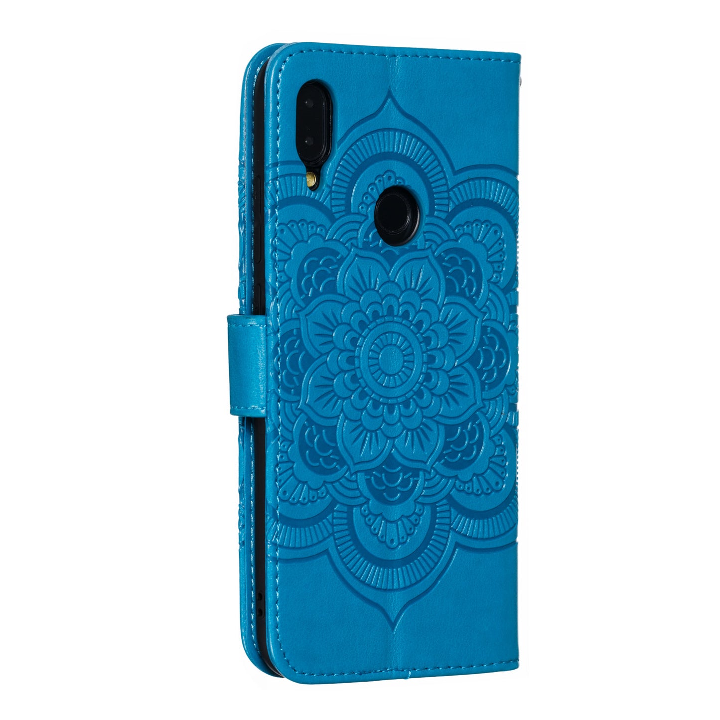 For Xiaomi Redmi Note 7S / Note 7/Note 7 Pro (India) Imprint Mandala Flower Leather Wallet Cover Phone Case