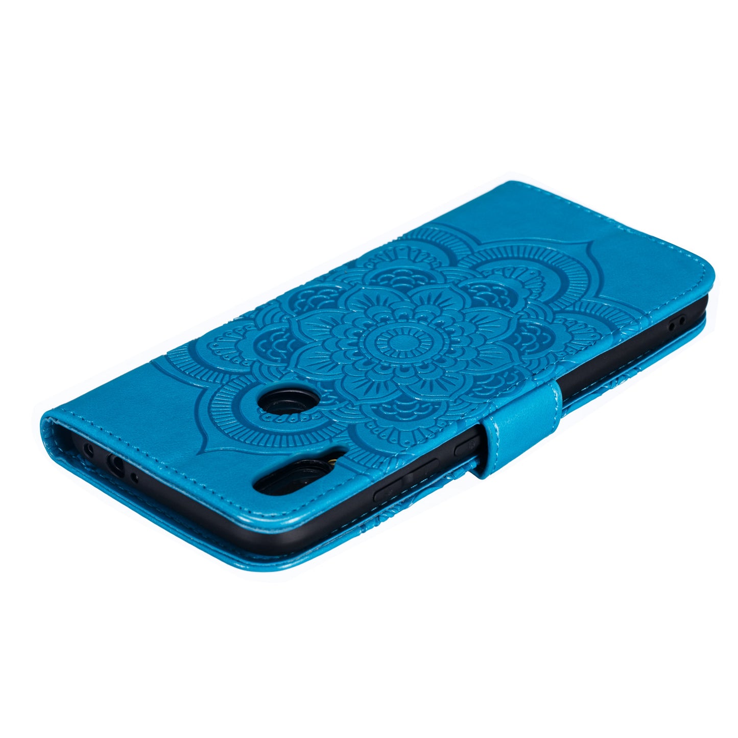For Xiaomi Redmi Note 7S / Note 7/Note 7 Pro (India) Imprint Mandala Flower Leather Wallet Cover Phone Case