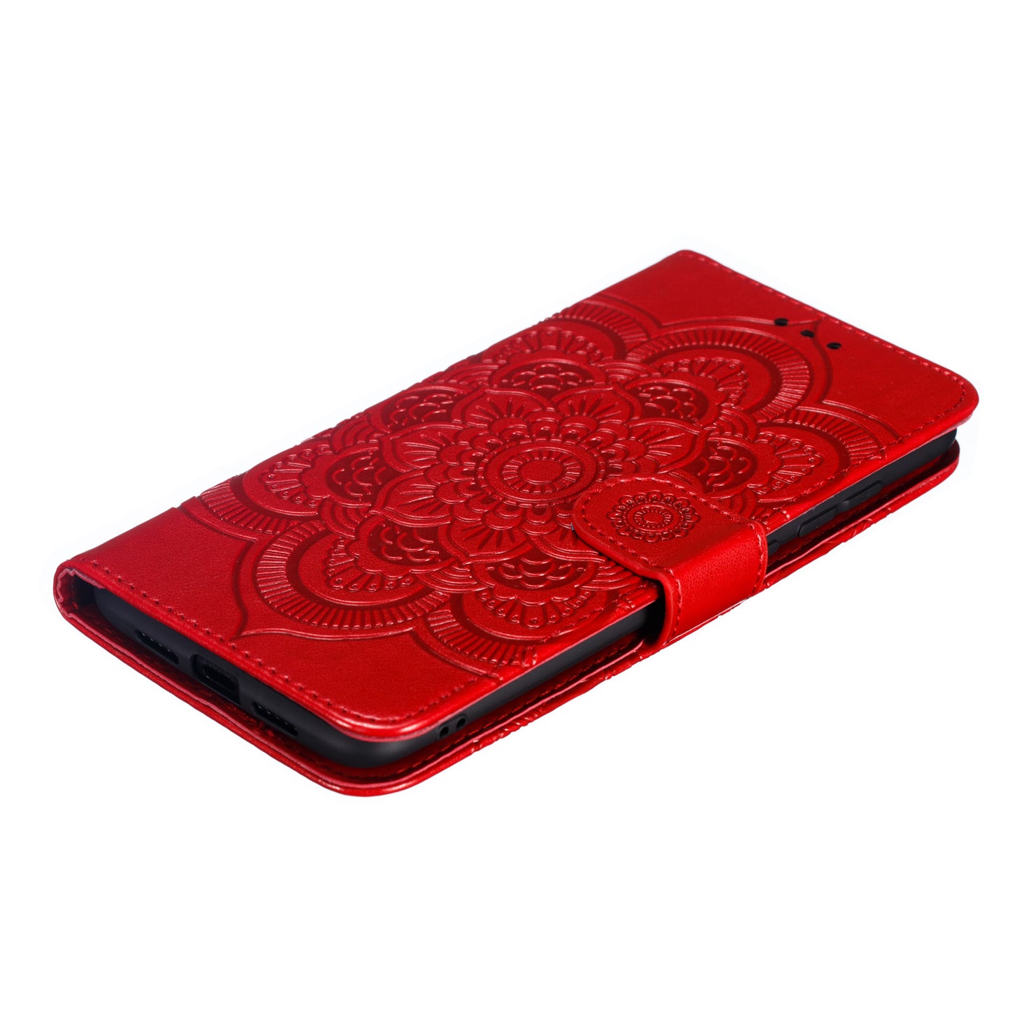 For Xiaomi Mi 9 Imprint Mandala Flower Stand Leather Phone Case Cover