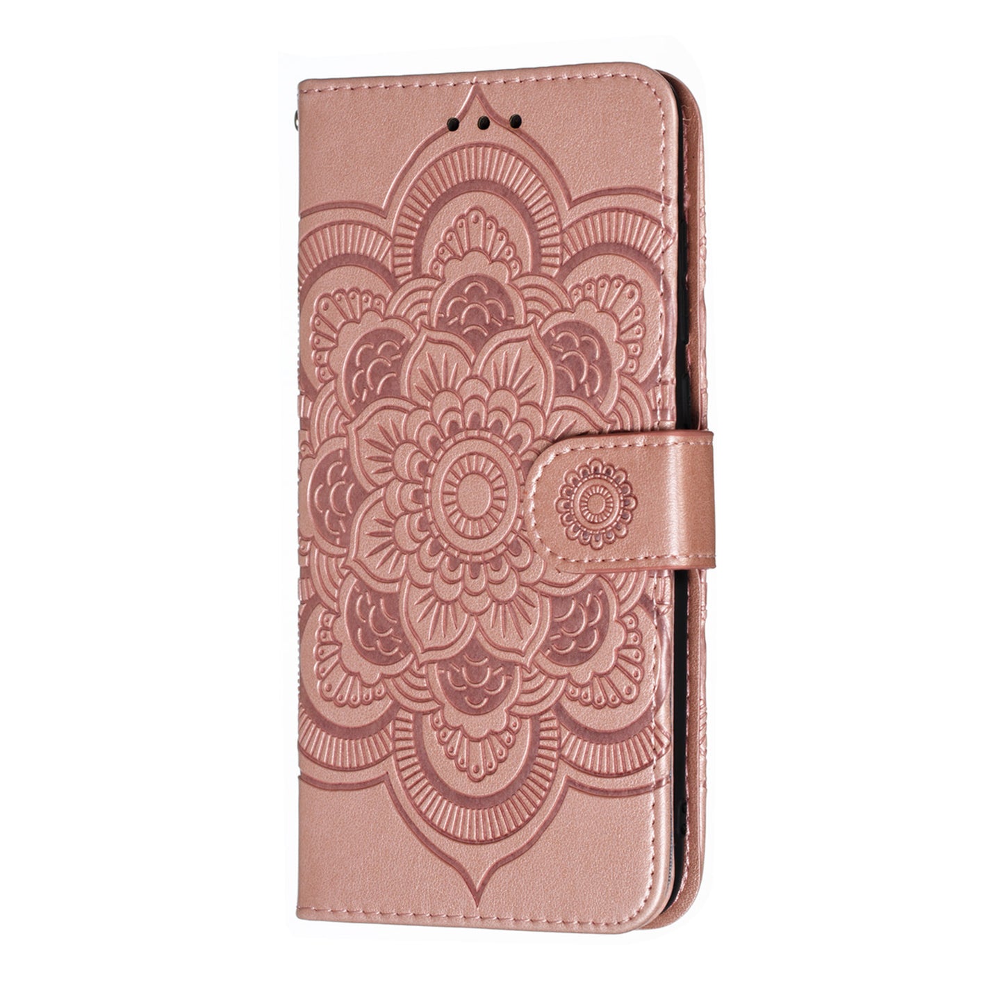 For Xiaomi Mi 9 Imprint Mandala Flower Stand Leather Phone Case Cover