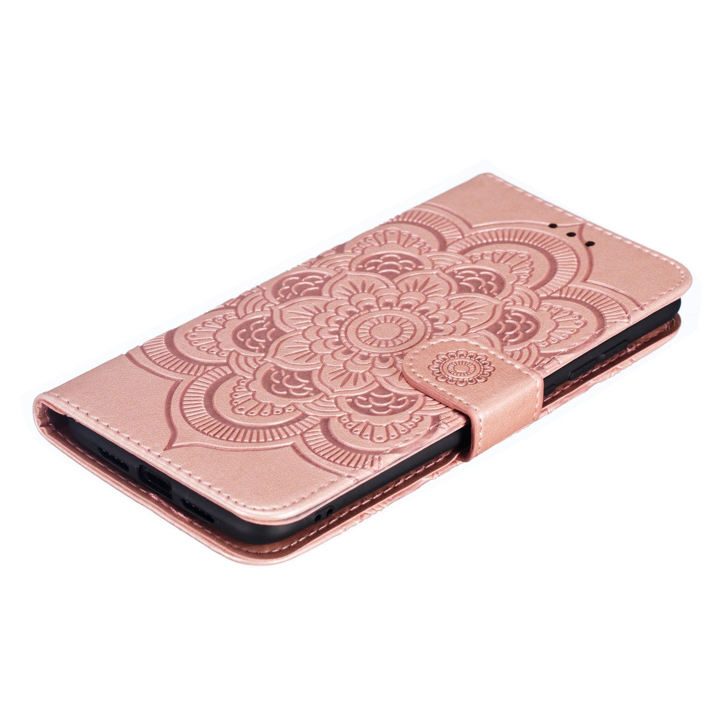 For Xiaomi Mi 9 Imprint Mandala Flower Stand Leather Phone Case Cover
