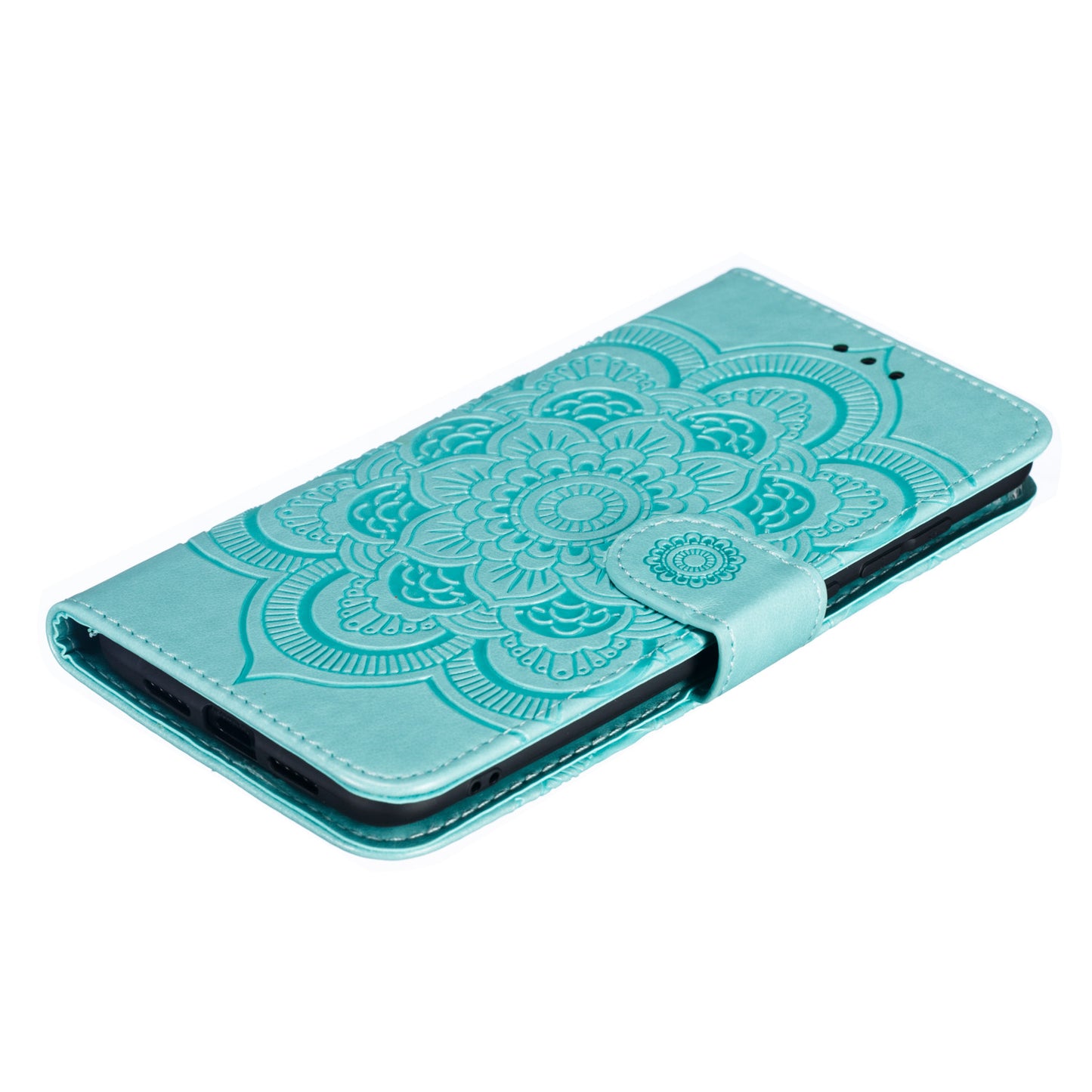 For Xiaomi Mi 9 Imprint Mandala Flower Stand Leather Phone Case Cover