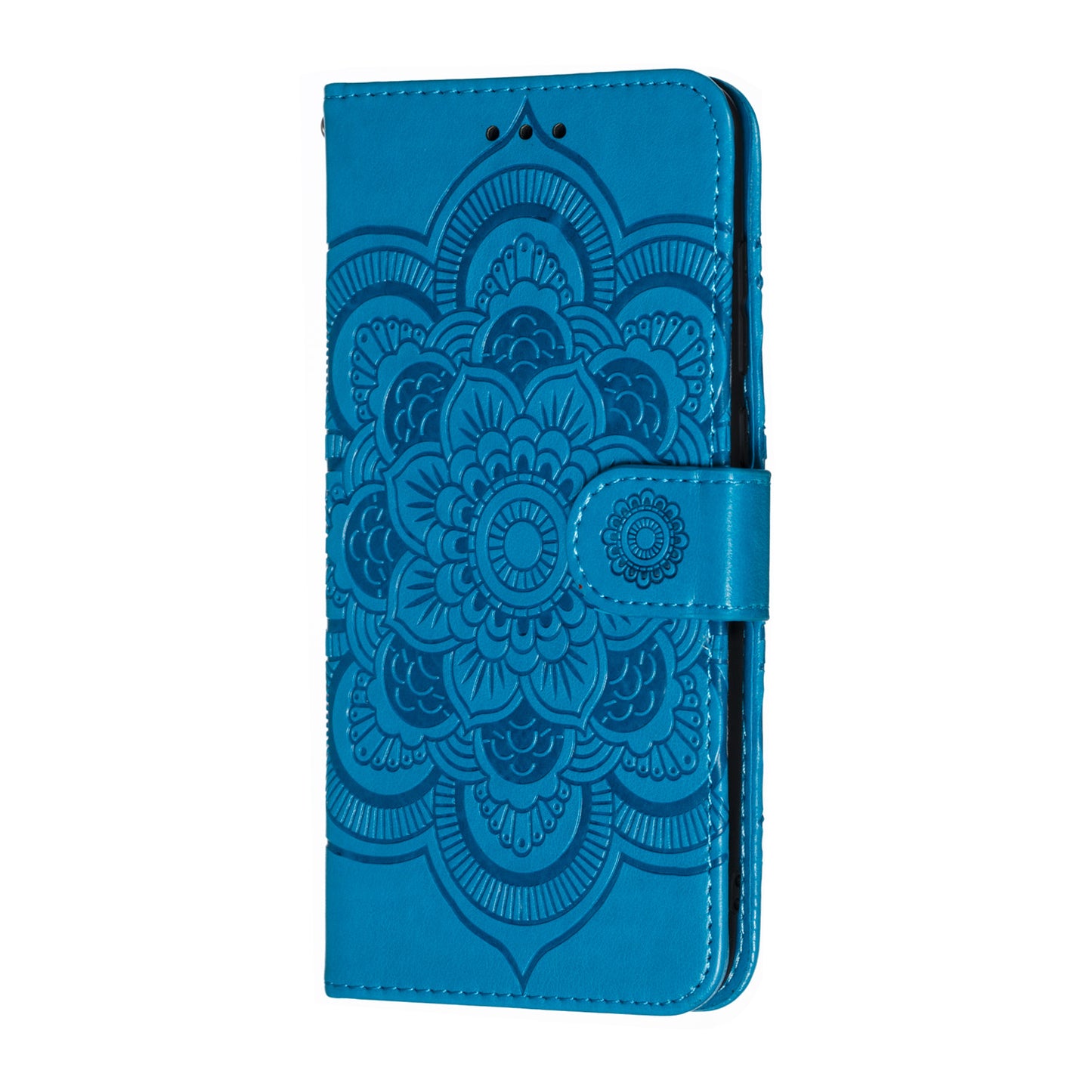 For Xiaomi Mi 9 Imprint Mandala Flower Stand Leather Phone Case Cover