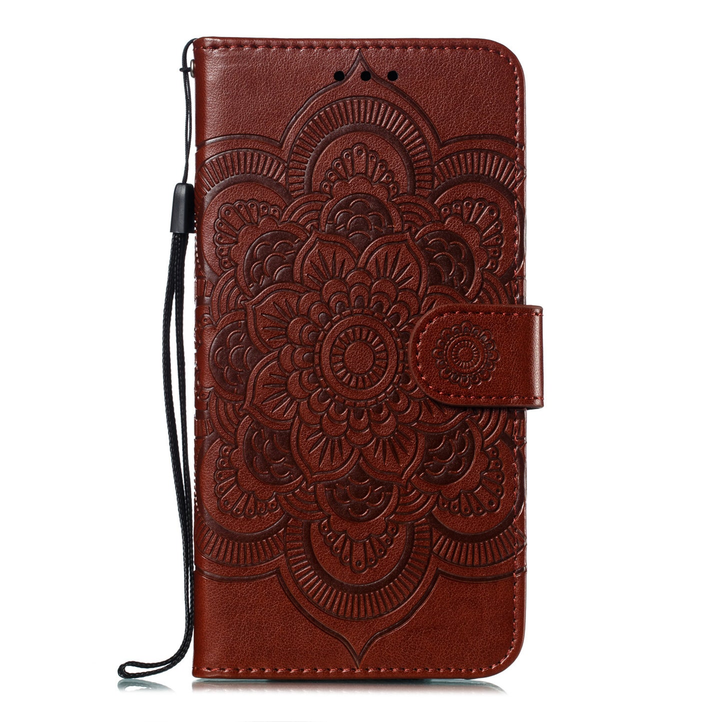 For Xiaomi Mi 9 Imprint Mandala Flower Stand Leather Phone Case Cover