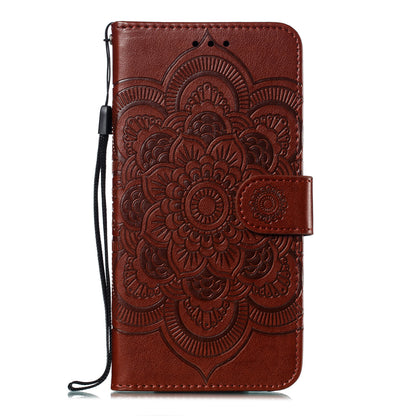 For Xiaomi Mi 9 Imprint Mandala Flower Stand Leather Phone Case Cover