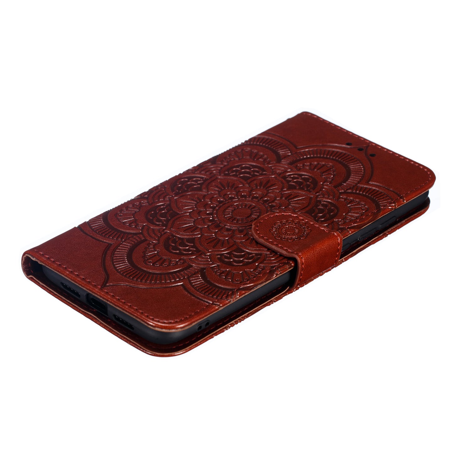 For Xiaomi Mi 9 Imprint Mandala Flower Stand Leather Phone Case Cover