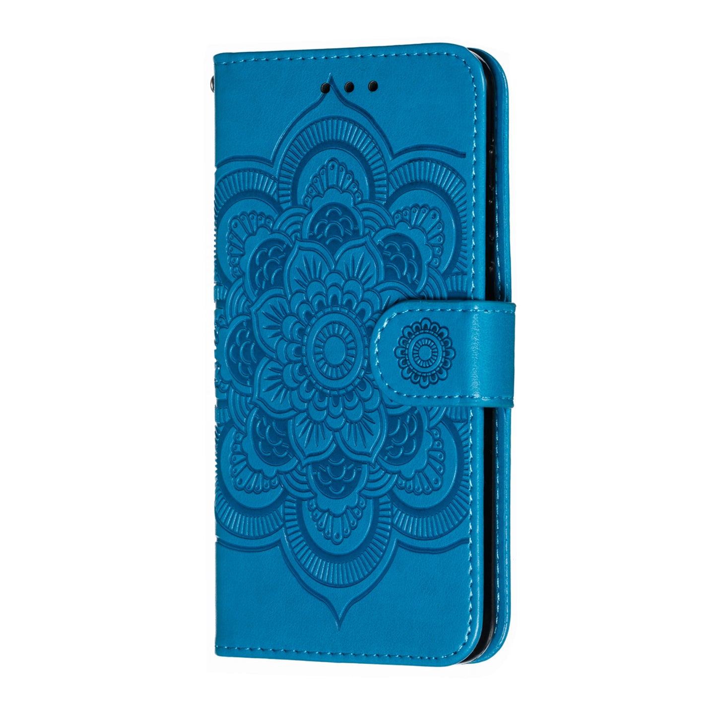 For Xiaomi Mi 9 SE Imprint Mandala Flower Phone Cover Wallet Leather Case