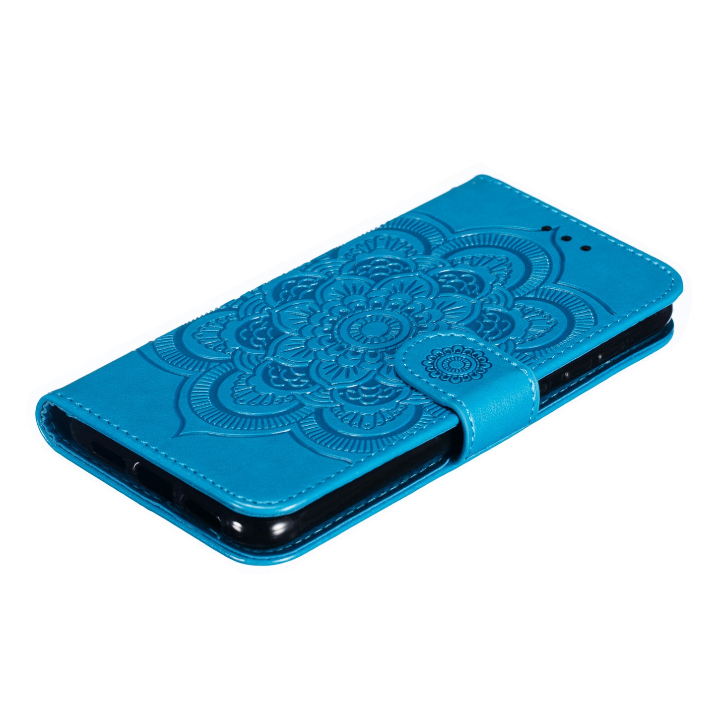 For Xiaomi Mi 9 SE Imprint Mandala Flower Phone Cover Wallet Leather Case