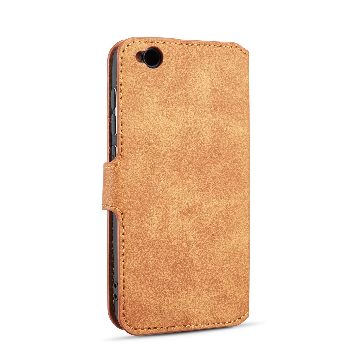 DG.MING Retro Style Wallet Leather Stand Case for Xiaomi Redmi Go