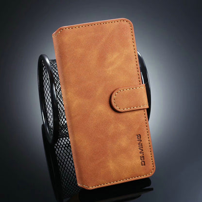 DG.MING Retro Style Wallet Leather Stand Case for Xiaomi Redmi Go