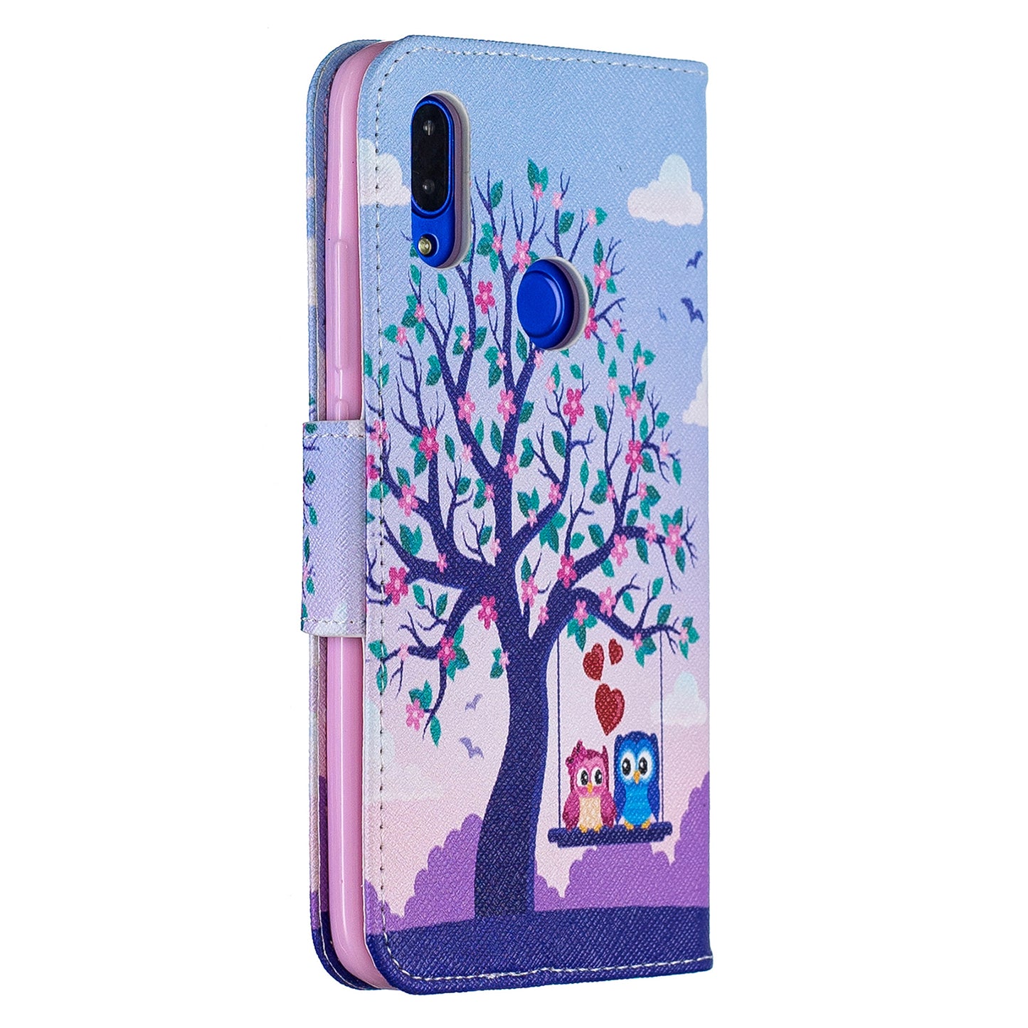 For Xiaomi Redmi 7 Pattern Printing Leather Stand Wallet Case