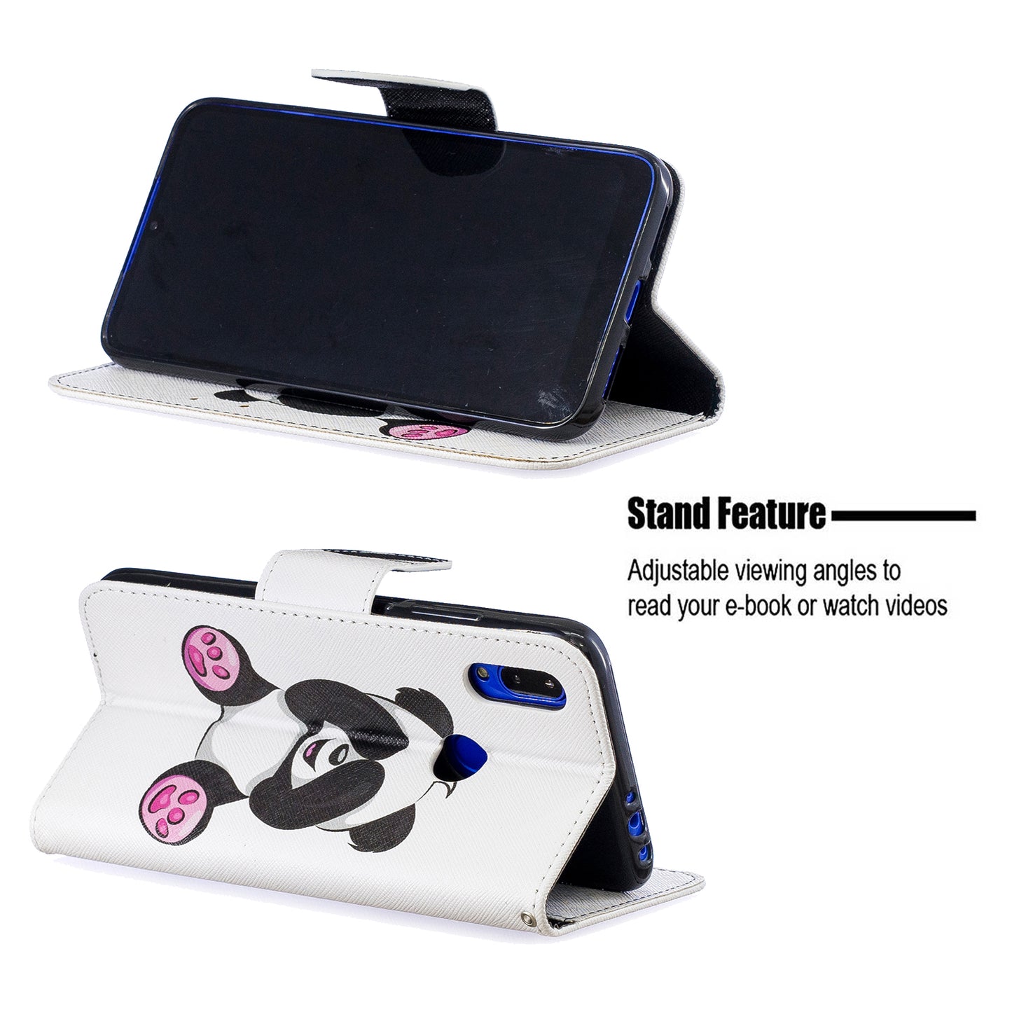 For Xiaomi Redmi 7 Pattern Printing Leather Stand Wallet Case