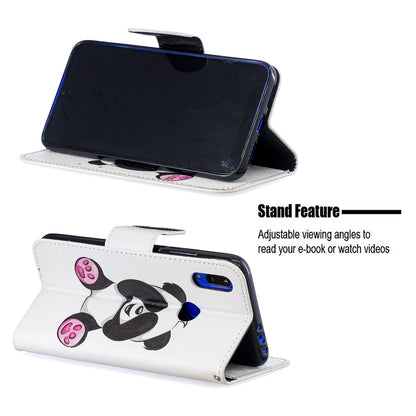 For Xiaomi Redmi 7 Pattern Printing Leather Stand Wallet Case