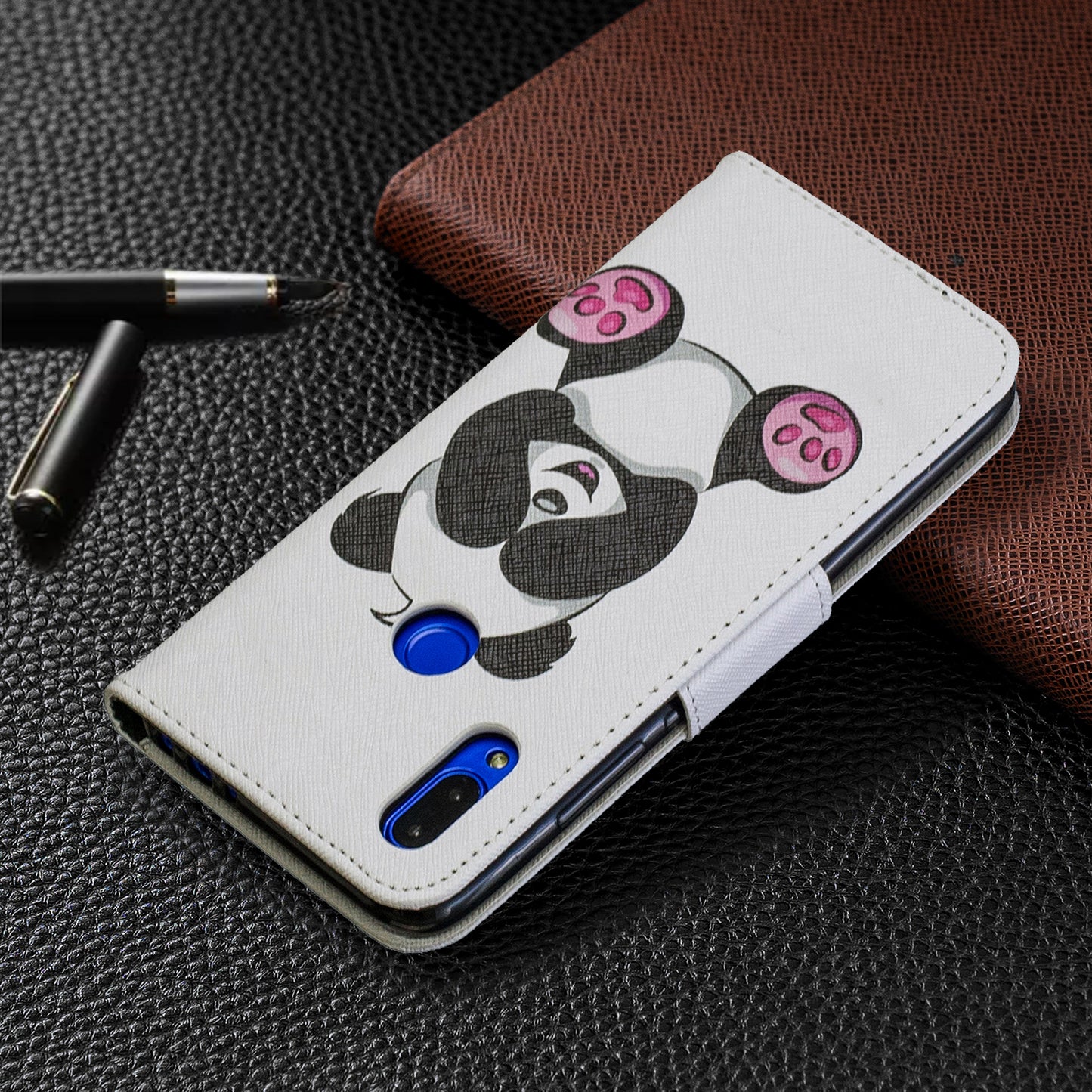 For Xiaomi Redmi 7 Pattern Printing Leather Stand Wallet Case