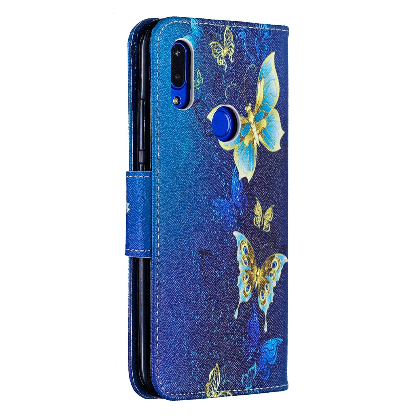 For Xiaomi Redmi 7 Pattern Printing Leather Stand Wallet Case