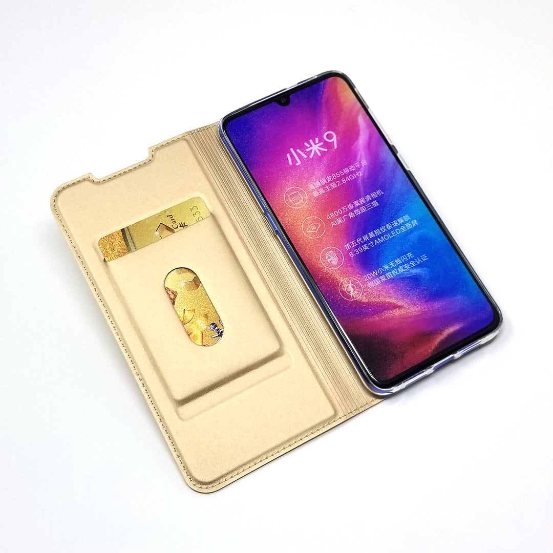 Magnetic Adsorption Leather Card Slot Case for Xiaomi Mi 9