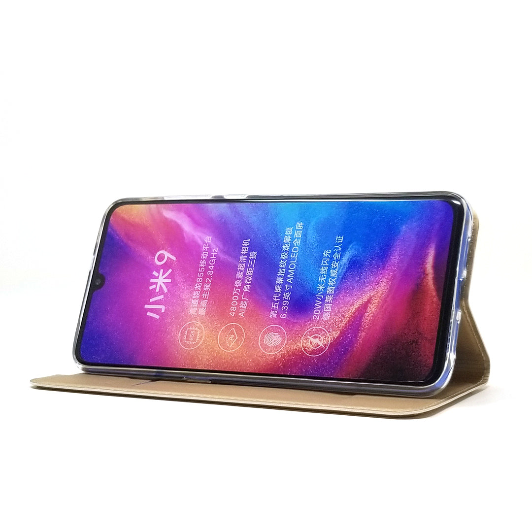 Magnetic Adsorption Leather Card Slot Case for Xiaomi Mi 9