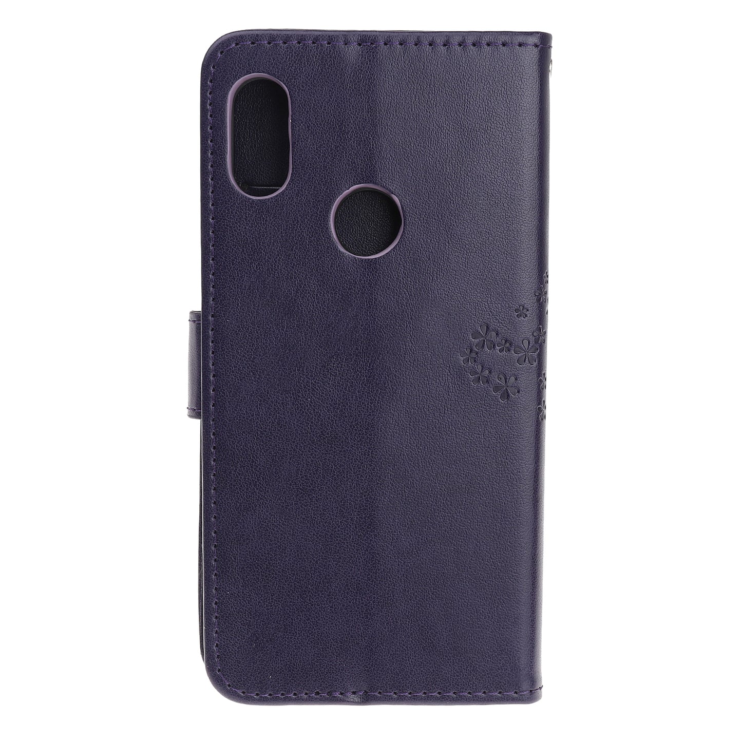 Imprint Tree Owl Wallet Stand Leather Flip Phone Case for Xiaomi Redmi Note 7S / Note 7 / Note 7 Pro (India)