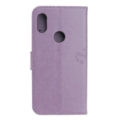 Imprint Tree Owl Wallet Stand Leather Flip Phone Case for Xiaomi Redmi Note 7S / Note 7 / Note 7 Pro (India)