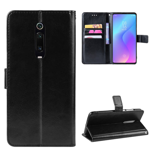Crazy Horse Leather Wallet Case for Xiaomi Redmi K20 / Mi 9T / Redmi K20 Pro / Mi 9T Pro