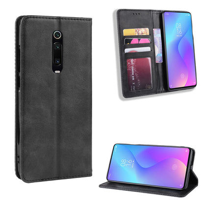 Vintage Style Leather Wallet Case for Xiaomi Redmi K20 / Mi 9T / Redmi K20 Pro / Mi 9T Pro