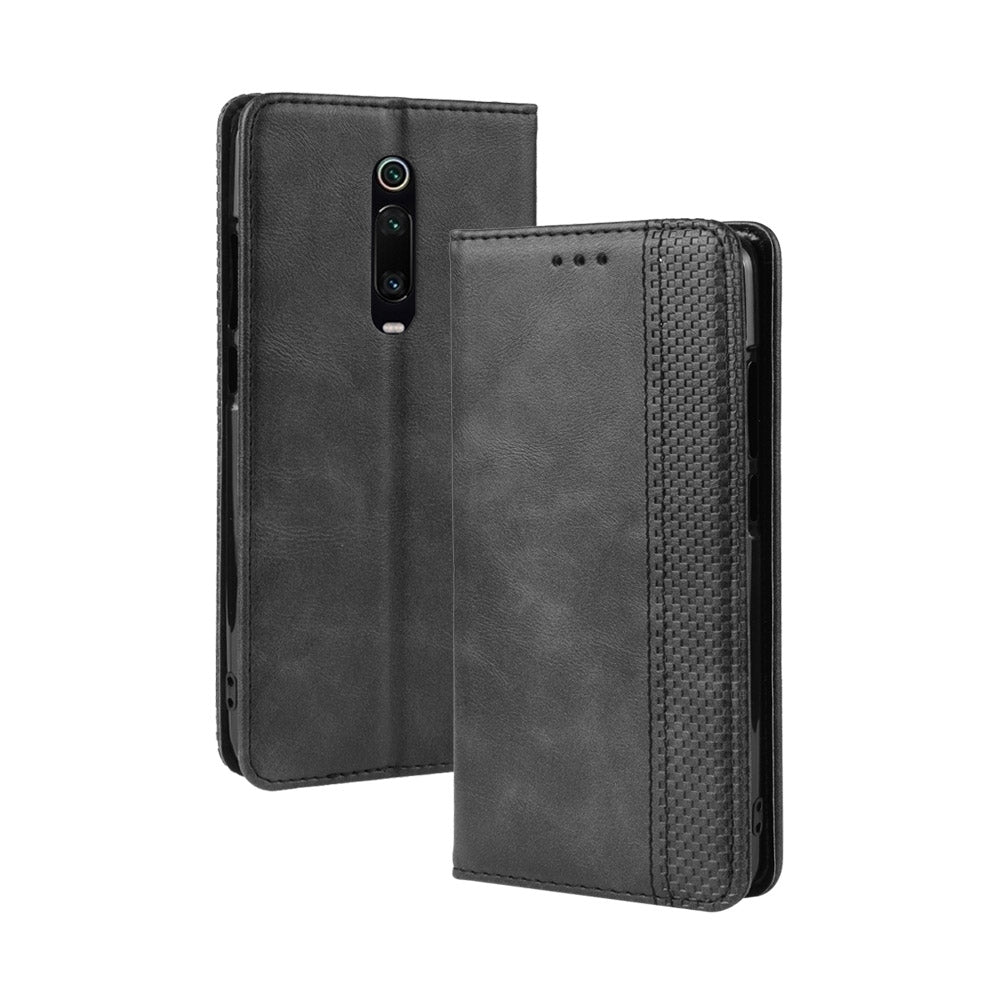 Vintage Style Leather Wallet Case for Xiaomi Redmi K20 / Mi 9T / Redmi K20 Pro / Mi 9T Pro