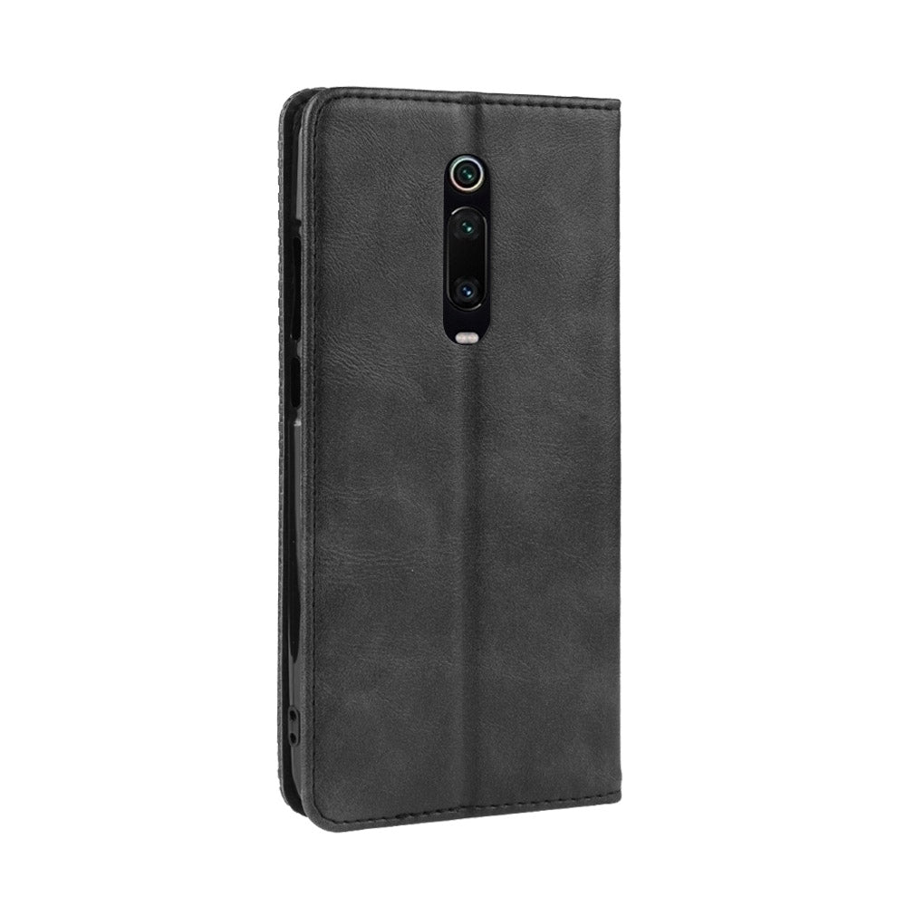 Vintage Style Leather Wallet Case for Xiaomi Redmi K20 / Mi 9T / Redmi K20 Pro / Mi 9T Pro