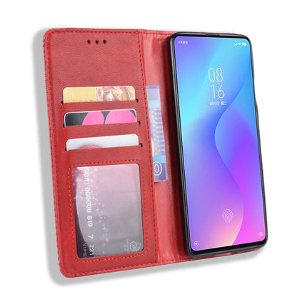 Vintage Style Leather Wallet Case for Xiaomi Redmi K20 / Mi 9T / Redmi K20 Pro / Mi 9T Pro