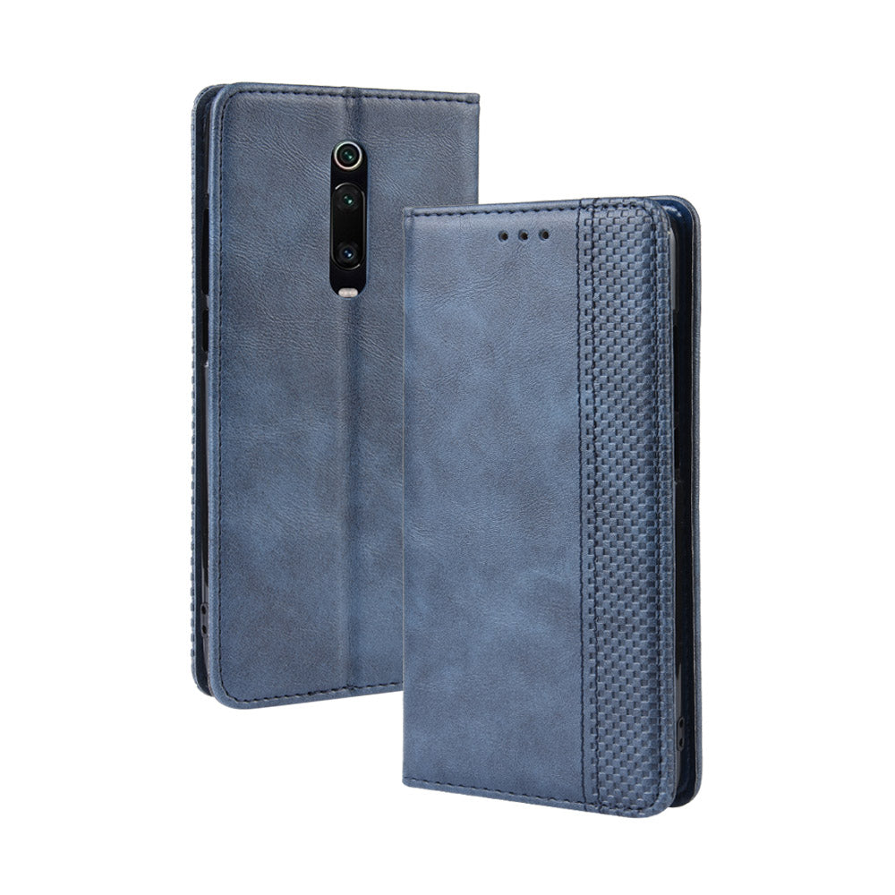 Vintage Style Leather Wallet Case for Xiaomi Redmi K20 / Mi 9T / Redmi K20 Pro / Mi 9T Pro