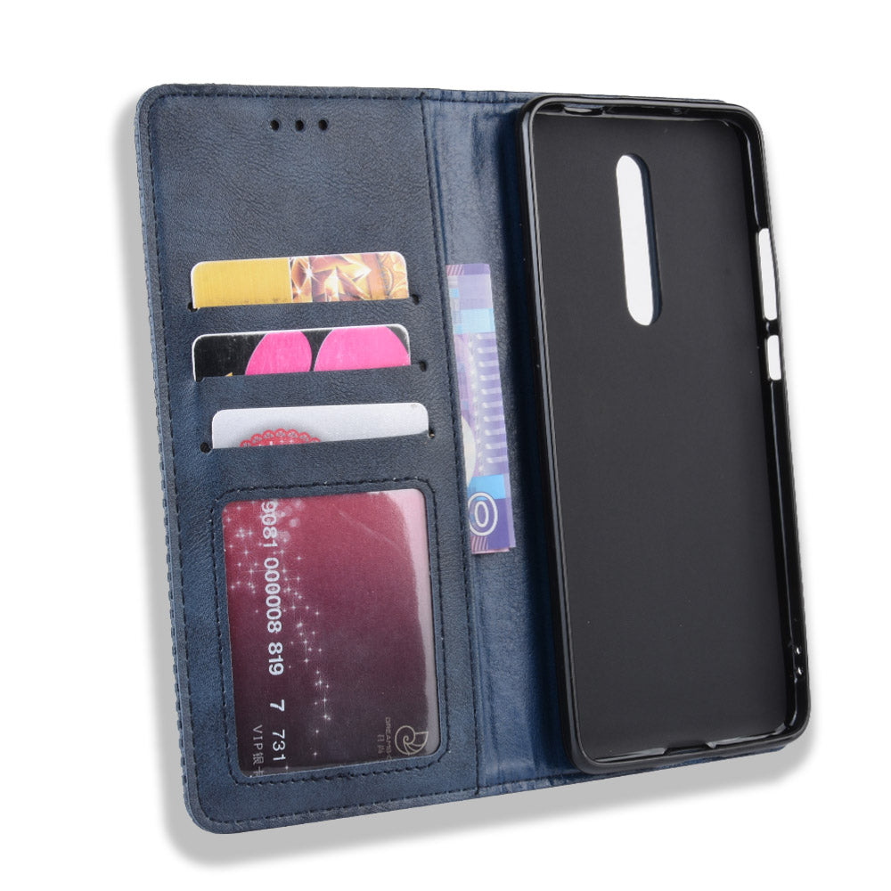 Vintage Style Leather Wallet Case for Xiaomi Redmi K20 / Mi 9T / Redmi K20 Pro / Mi 9T Pro