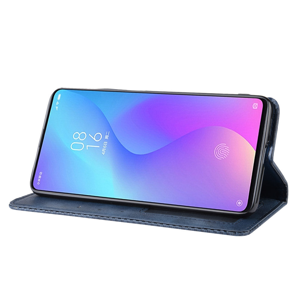 Vintage Style Leather Wallet Case for Xiaomi Redmi K20 / Mi 9T / Redmi K20 Pro / Mi 9T Pro