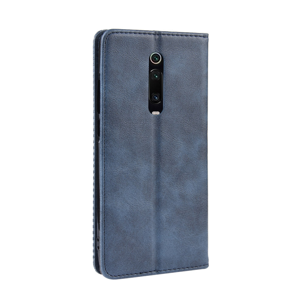 Vintage Style Leather Wallet Case for Xiaomi Redmi K20 / Mi 9T / Redmi K20 Pro / Mi 9T Pro