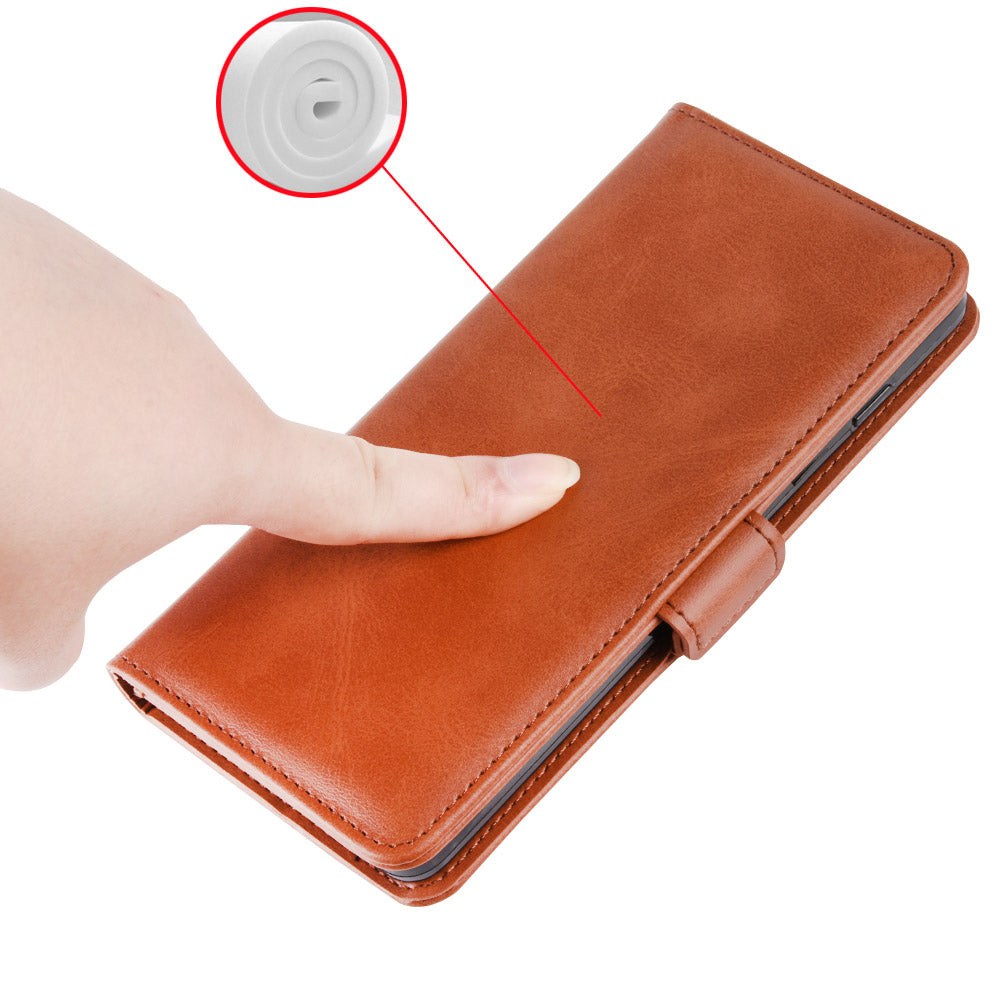 Dual-clasp Leather Wallet Stand Phone Case Cover for Xiaomi Redmi Note 7 / Note 7 Pro (India) / Note 7S