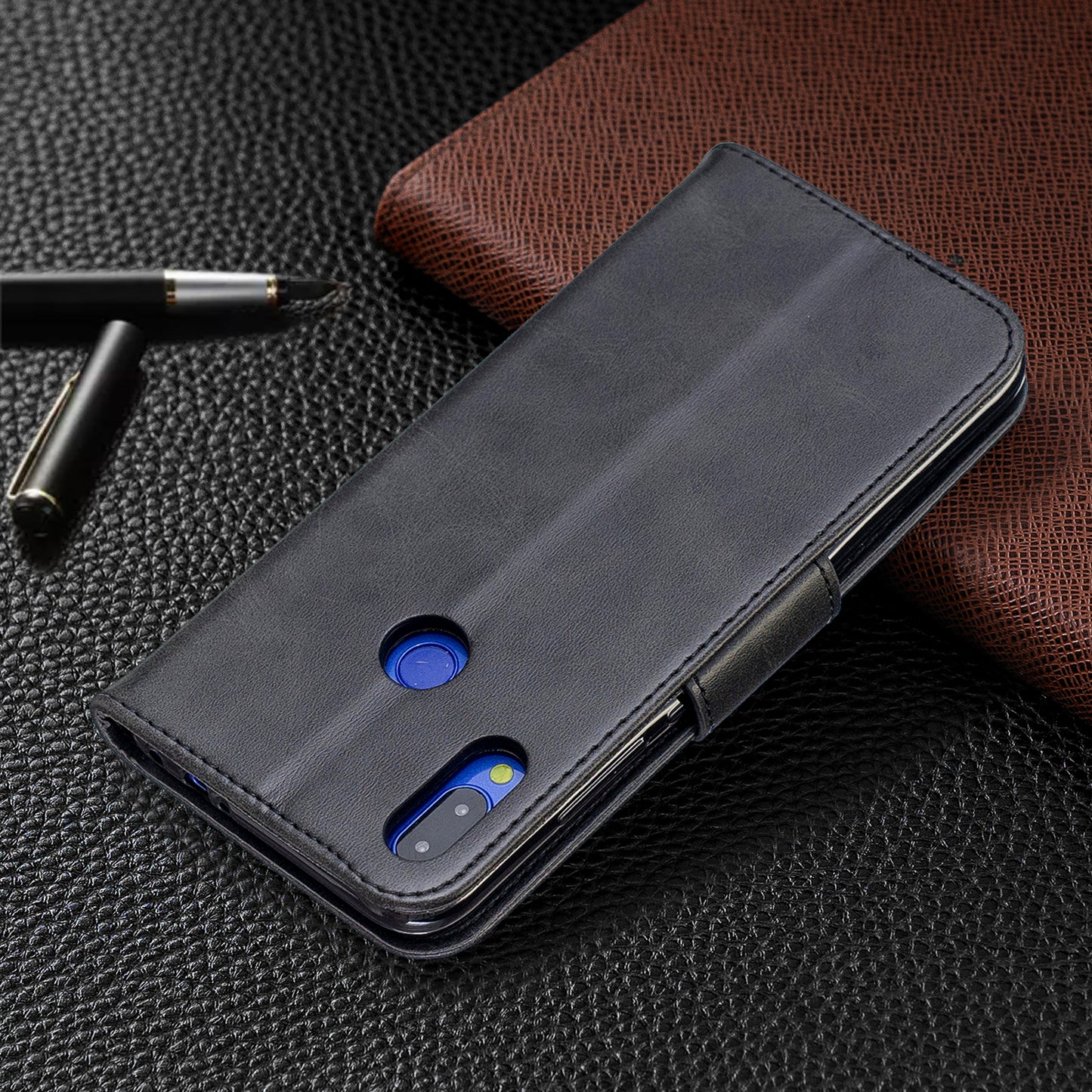 PU Leather Phone Cover for Xiaomi Redmi Note 7 / Note 7 Pro (India) / Note 7S