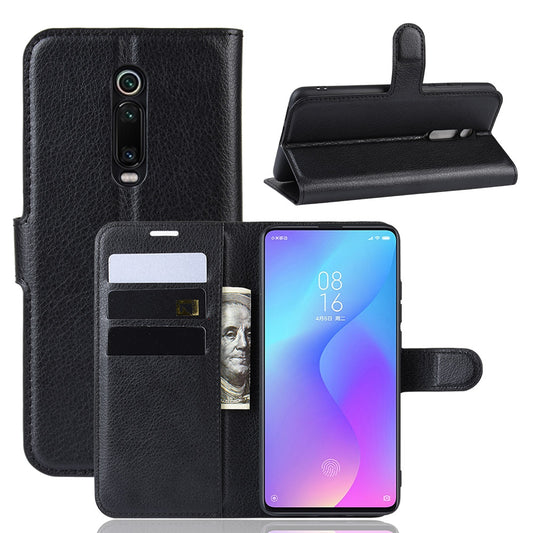 Litchi Skin Leather Phone Cover for Redmi K20 / K20 Pro / Mi 9T / Mi 9T Pro