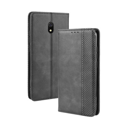 Retro Style PU Leather Stand Wallet Phone Case for Xiaomi Redmi 8A