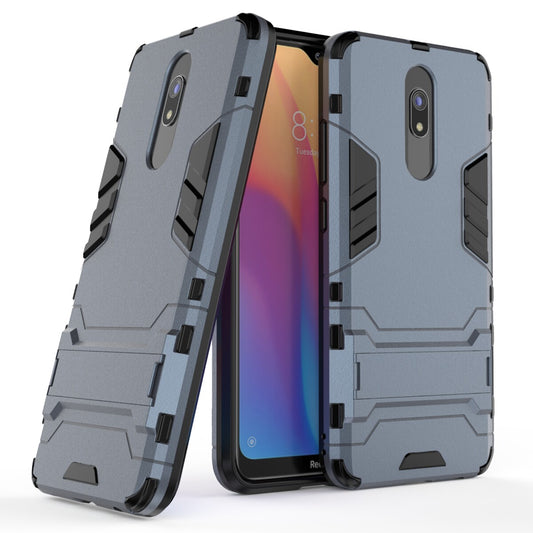 2-in-1 Plastic + TPU Phone Shell with Kickstand for Xiaomi Redmi 8A