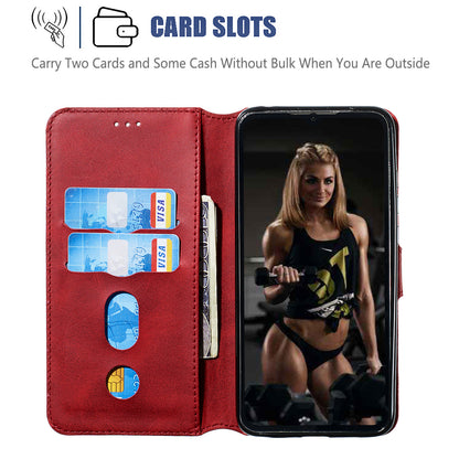 Classic Wallet Leather Stand Mobile Phone Casing for Xiaomi Mi CC9 / Mi 9 Lite / A3 Lite / Mi CC9 Meitu Edition