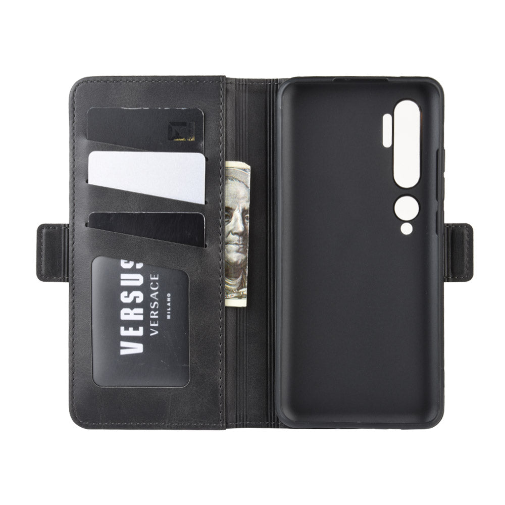 Magnet Adsorption Flip Leather Wallet Case for Xiaomi Mi CC9 Pro/Note 10/Note 10 Pro