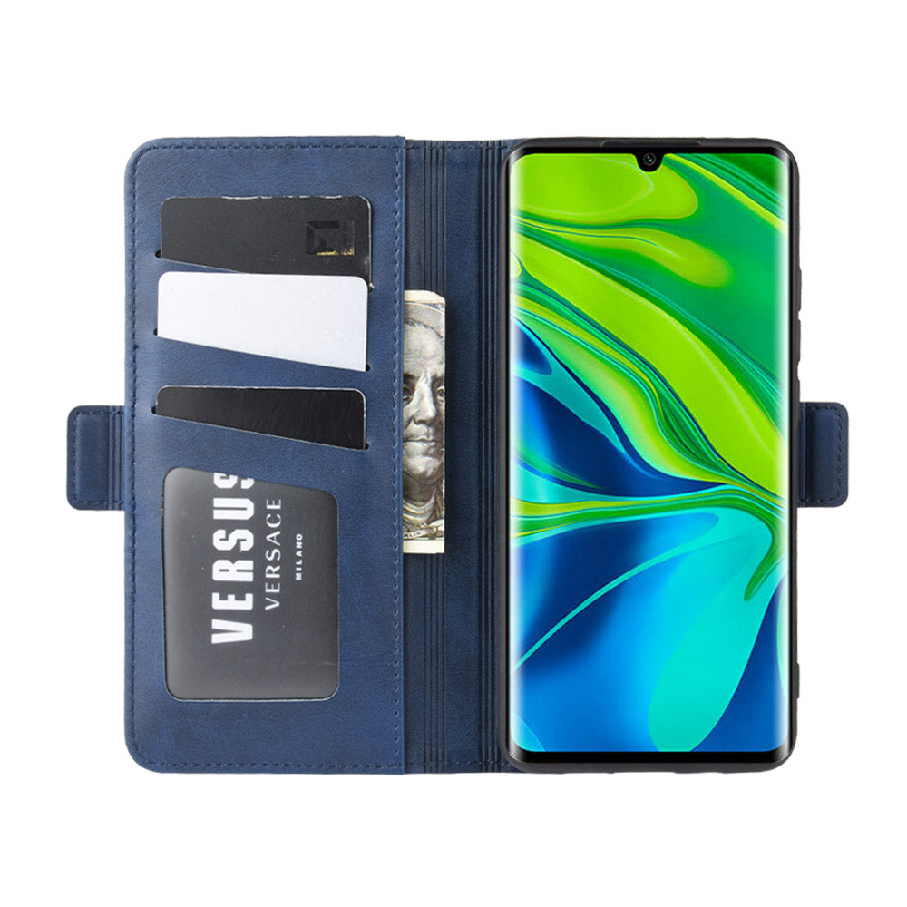 Magnet Adsorption Flip Leather Wallet Case for Xiaomi Mi CC9 Pro/Note 10/Note 10 Pro