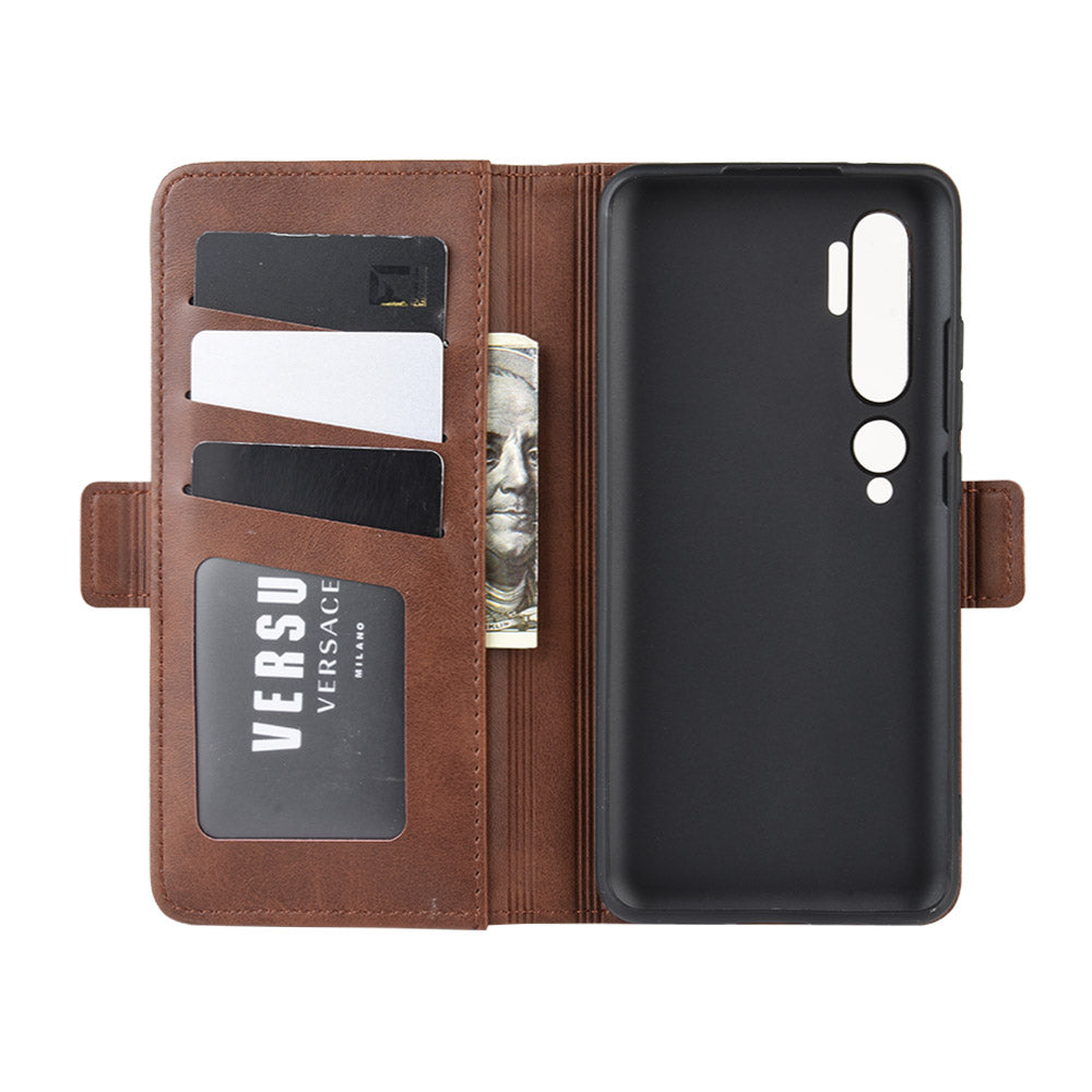 Magnet Adsorption Flip Leather Wallet Case for Xiaomi Mi CC9 Pro/Note 10/Note 10 Pro