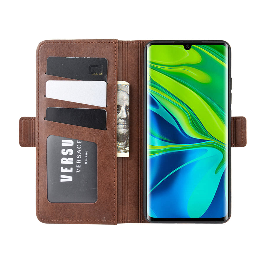 Magnet Adsorption Flip Leather Wallet Case for Xiaomi Mi CC9 Pro/Note 10/Note 10 Pro