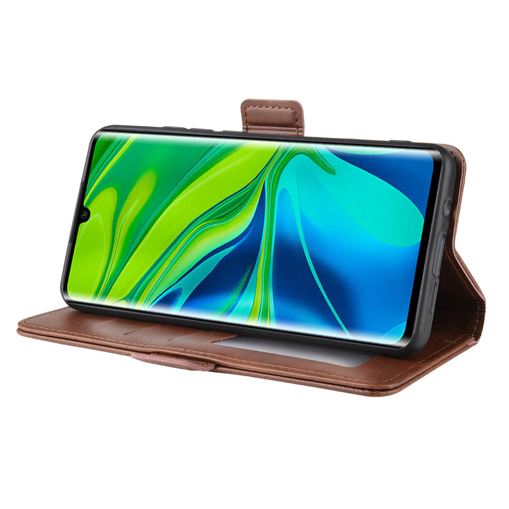 Magnet Adsorption Flip Leather Wallet Case for Xiaomi Mi CC9 Pro/Note 10/Note 10 Pro