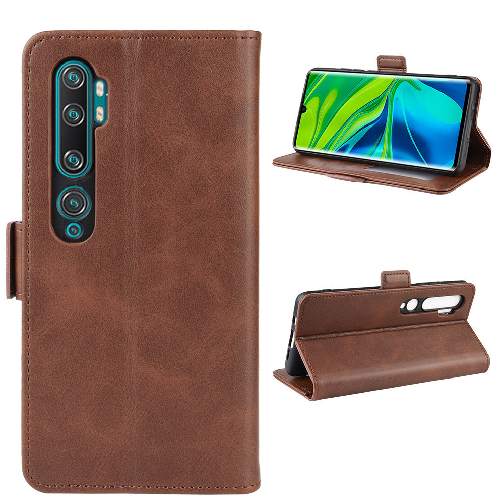 Magnet Adsorption Flip Leather Wallet Case for Xiaomi Mi CC9 Pro/Note 10/Note 10 Pro