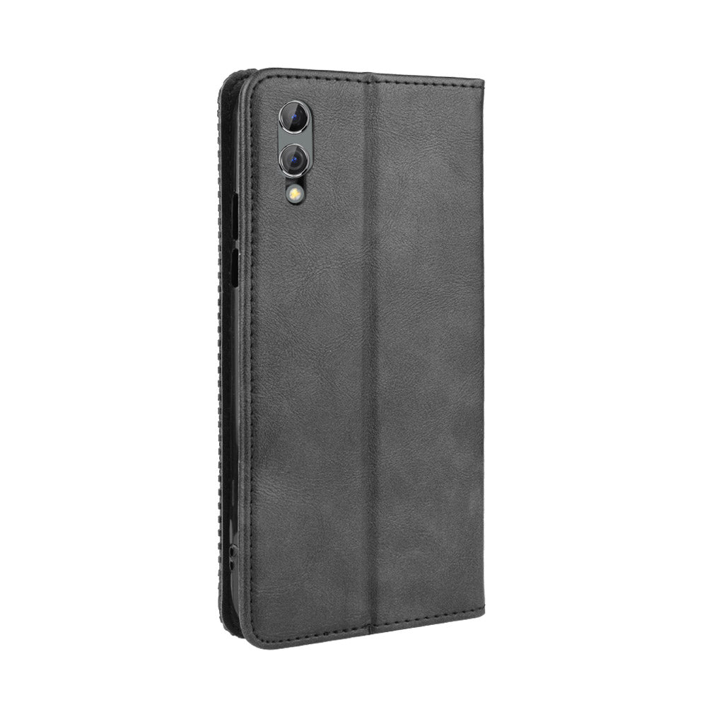 Retro Style PU Leather Stand Wallet Phone Casing for Xiaomi Black Shark 2/Black Shark 2 Pro